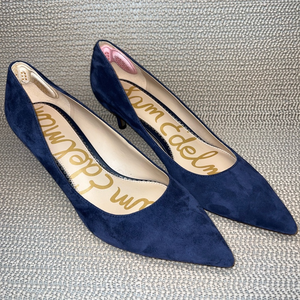 Sam Edelman Heels, Size 10, Color:Navy